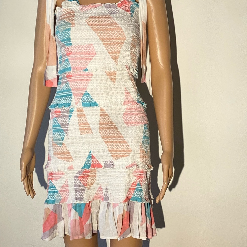 Buddy love origami print smocked dress Never Worn!!